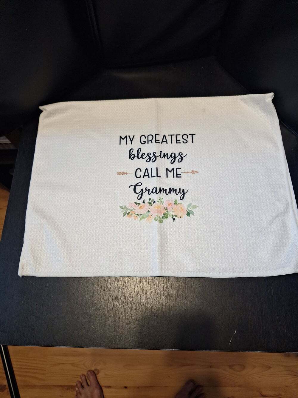 My Greatest Blessings Call Me Grammy Decorative Kitchen Towel
